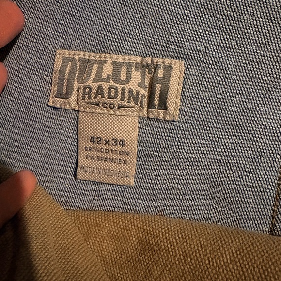 Duluth Trading Co Men's 42x34 Relaxed Fit Flex Ballroom Denim Jeans - Picture 4 of 6